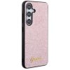 Guess GUHCS24SHGGSHP S24 S921różowy/pink hardcase Glitter Script